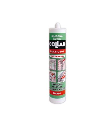 BOTE SILICONA transp COLLAK MULTIUSOS 280 ML