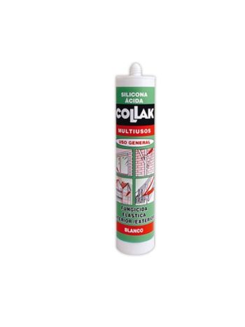 BOTE SILICONA blanca COLLAK MULTIUSOS 280ML